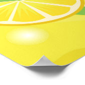 Poster Arrière - plan motif sans soudure citron (Coin)