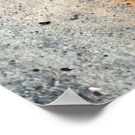 Poster Arrière - plan mural avec des chiffons de rouille (Coin)