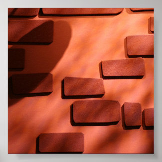 Poster Arrière-plan photo BrickWall