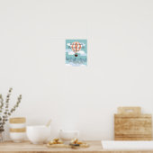 Poster Arrière - plan pour les citations avec élément de  (Cuisine)