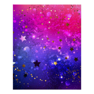 Poster Arrière - plan rose brillant