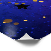 Poster Arrière - plan rose brillant (Coin)