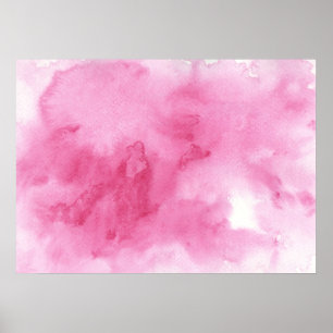 Poster arrière - plan rose d'aquarelle pour le votre