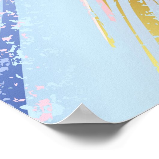 Poster Arrière - plan rose texturé (Coin)