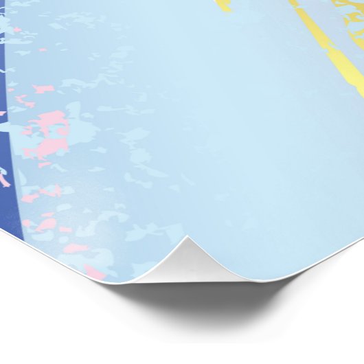 Poster Arrière - plan rose texturé (Coin)