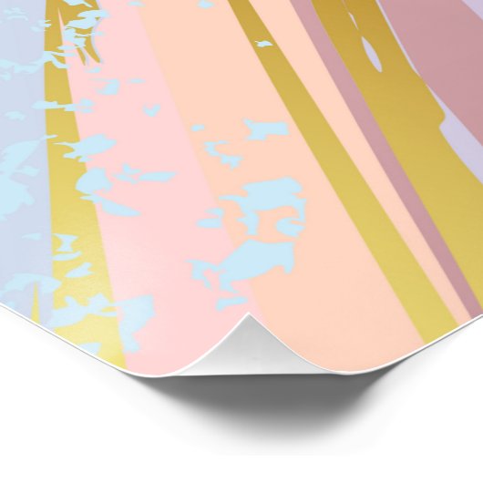 Poster Arrière - plan rose texturé (Coin)