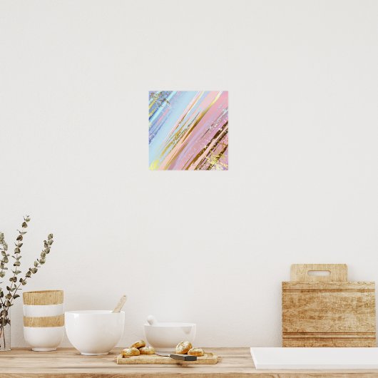 Poster Arrière - plan rose texturé (Cuisine)