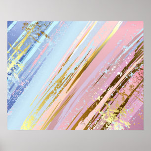 Poster Arrière - plan rose texturé