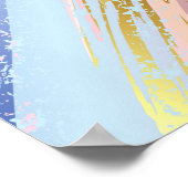 Poster Arrière - plan rose texturé (Coin)