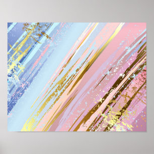 Poster Arrière - plan rose texturé