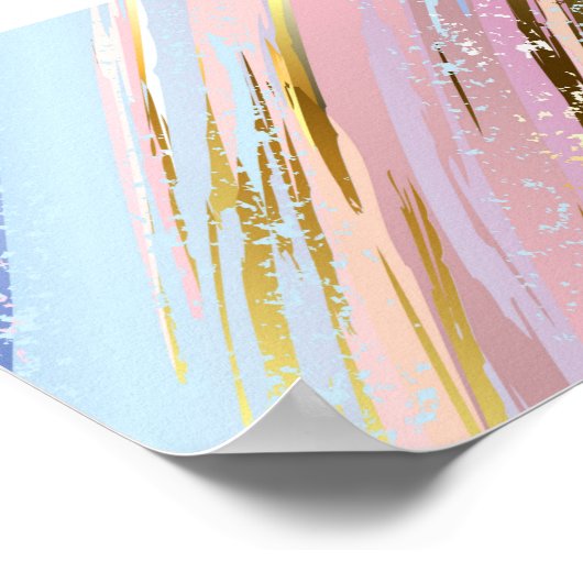 Poster Arrière - plan rose texturé (Coin)