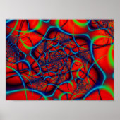 Poster Arrière - plan rouge (Devant)