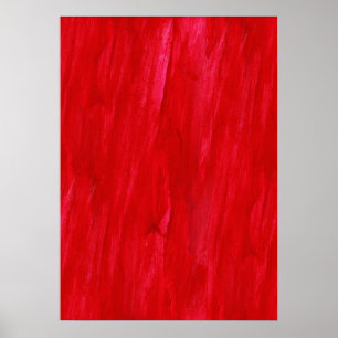 Poster Arrière - plan Rouge Sans Fil Abstrait Et Aquarell