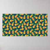 Poster Arrière - plan sans couture à doodé à la main avec (Devant)