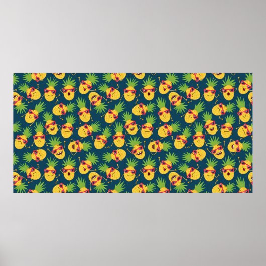 Poster Arrière - plan sans couture à doodé à la main avec (Devant)