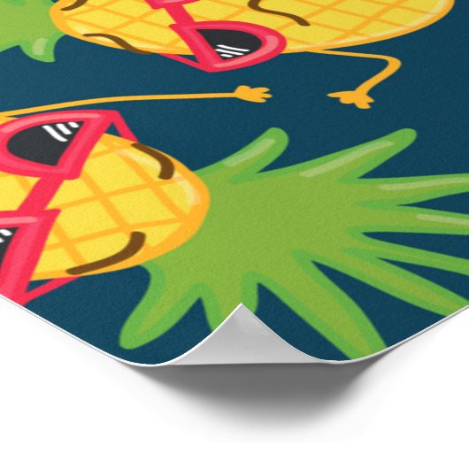 Poster Arrière - plan sans couture à doodé à la main avec (Coin)