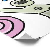 Poster Arrière - plan spatial. Planètes du système solair (Coin)