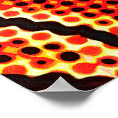 Poster arrière - plan tourbillon Abstrait. Texture de pei (Coin)