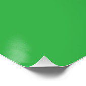 Poster Arrière-plan vert néon plat - Texture scolaire (Coin)