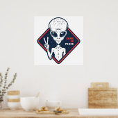 Poster Arrivé en paix (Cuisine)