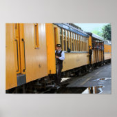 Poster Arrivée au dépôt ferroviaire de Durango (Devant)