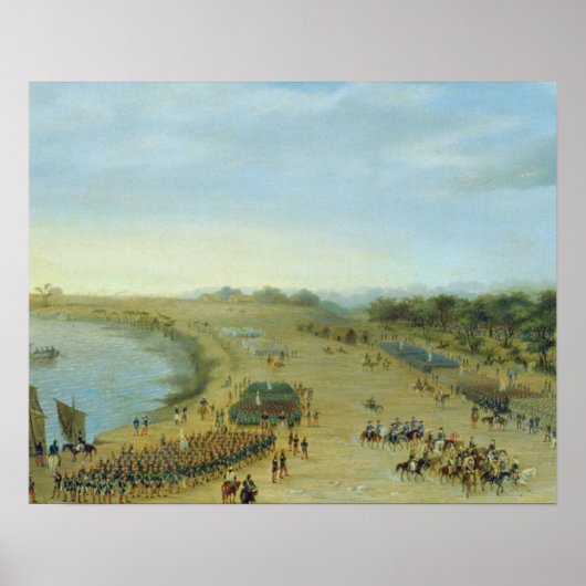 Poster Arrivée de l'Armée alliée à Itapiru, Paraguay (Devant)