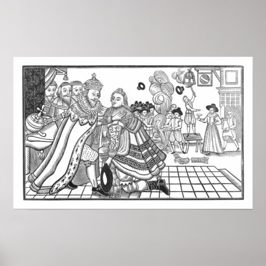 Poster Arrivée de Sa Majesté Charles (1600-49) Princ (Devant)