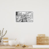 Poster Arrivée de Sa Majesté Charles (1600-49) Princ (Cuisine)