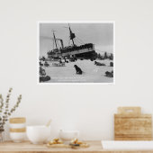 Poster Arrivée du navire Nome, Alaska 1914 (Cuisine)