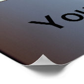 Poster Arrivée du nouveau-né - Une livraison de cigogne v (Coin)