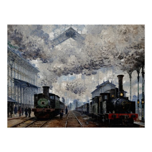 Poster Arrivée du train de Normandie (Devant)