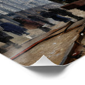 Poster Arrivée du train de Normandie (Coin)