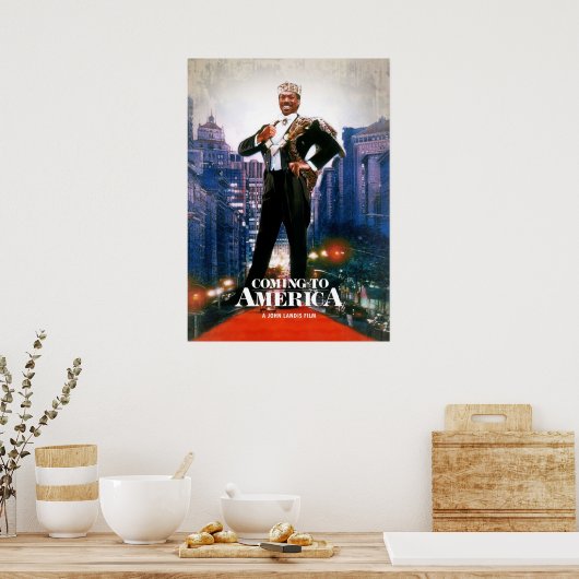 Poster Arrivée En Amérique (Cuisine)