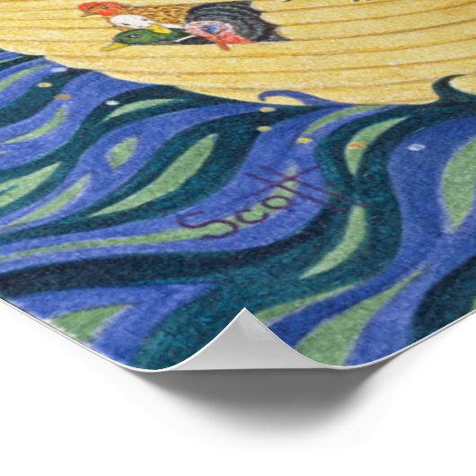 Poster Arrivée Noël (Coin)