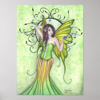 Poster Arrivée printanière Fairy Art Imprimer