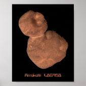 Poster Arrokoth Kuiper Belt, objet (Devant)