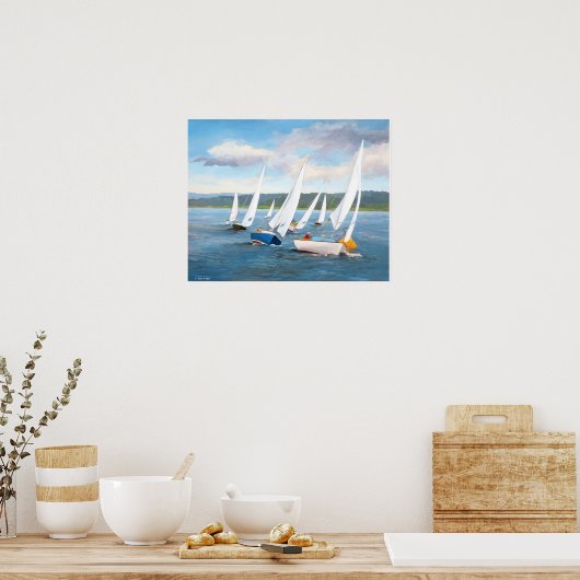 Poster Arrondir la bouée (Cuisine)