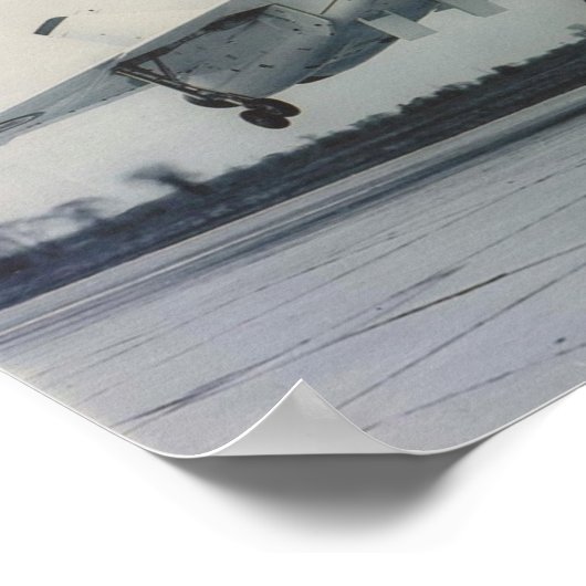 Poster Arrow Avro - RL204 au décollage (Coin)