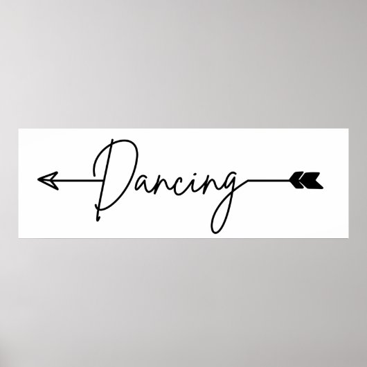 Poster Arrow Dancing mariage (Devant)