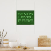 Poster Arrow | Genius Level Babe (Cuisine)