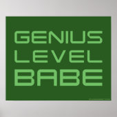 Poster Arrow | Genius Level Babe (Devant)