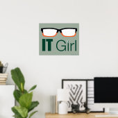 Poster Arrow | IT Girl Glasses Graphic (Bureau à domicile)