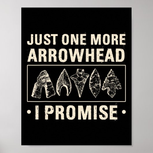 Poster Arrowhead Hunting Arrowheads (Devant)