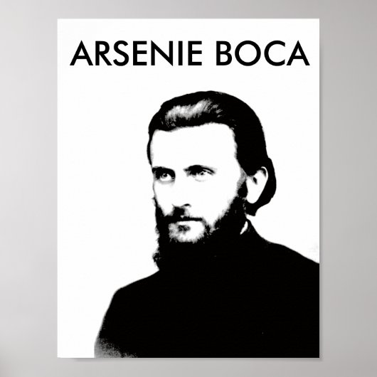 Poster arsenie boca romania saint religion symbol church (Devant)