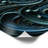 Poster Art 3D de la femme Lune (Coin)