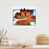 Poster Art 3D Lilie (Cuisine)