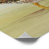 Poster Art à pinceau commun (Coin)