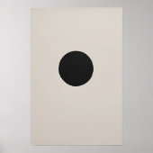 Poster Art à simple trait - Sparse Mark in Negative Space (Devant)