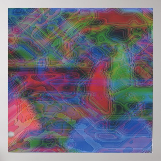 POSTER ART ABSTRAIT (Devant)