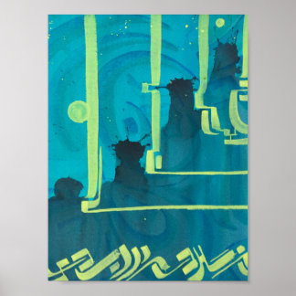 Poster Art Abstrait
